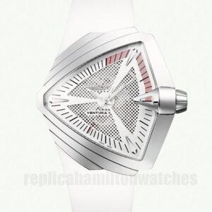 Replica Hamilton Watches Ventura 42mm Men's White Dial Automatic H24655951