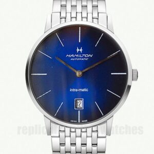 Replica Hamilton Watches American Classic Men's Blue Dial H38455131 Automatic 40mm